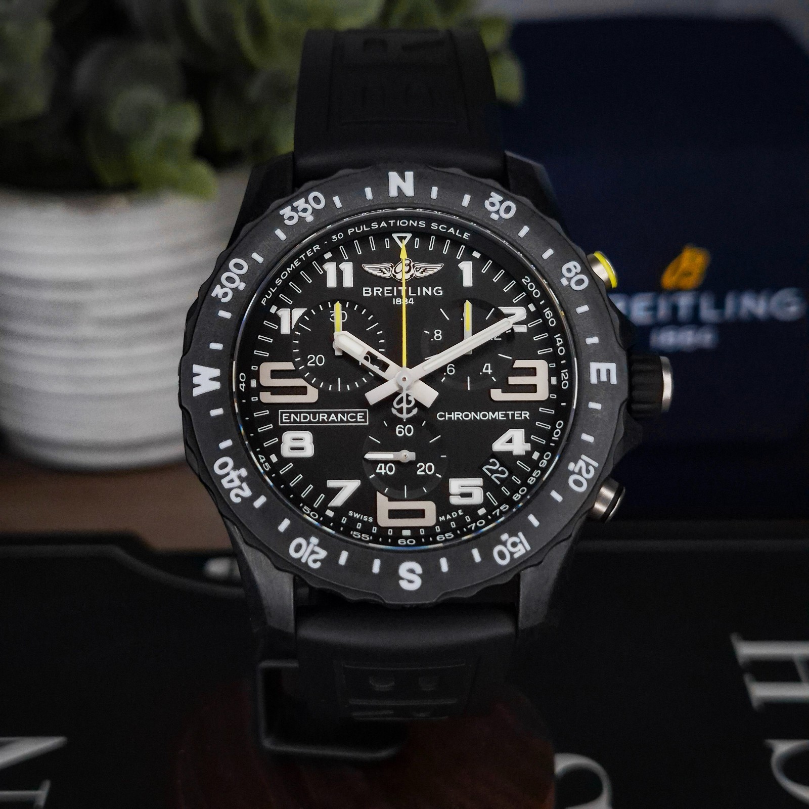 2024 Breitling Endurance Chronograph 44 Black Rubber Men’s Watch X82310