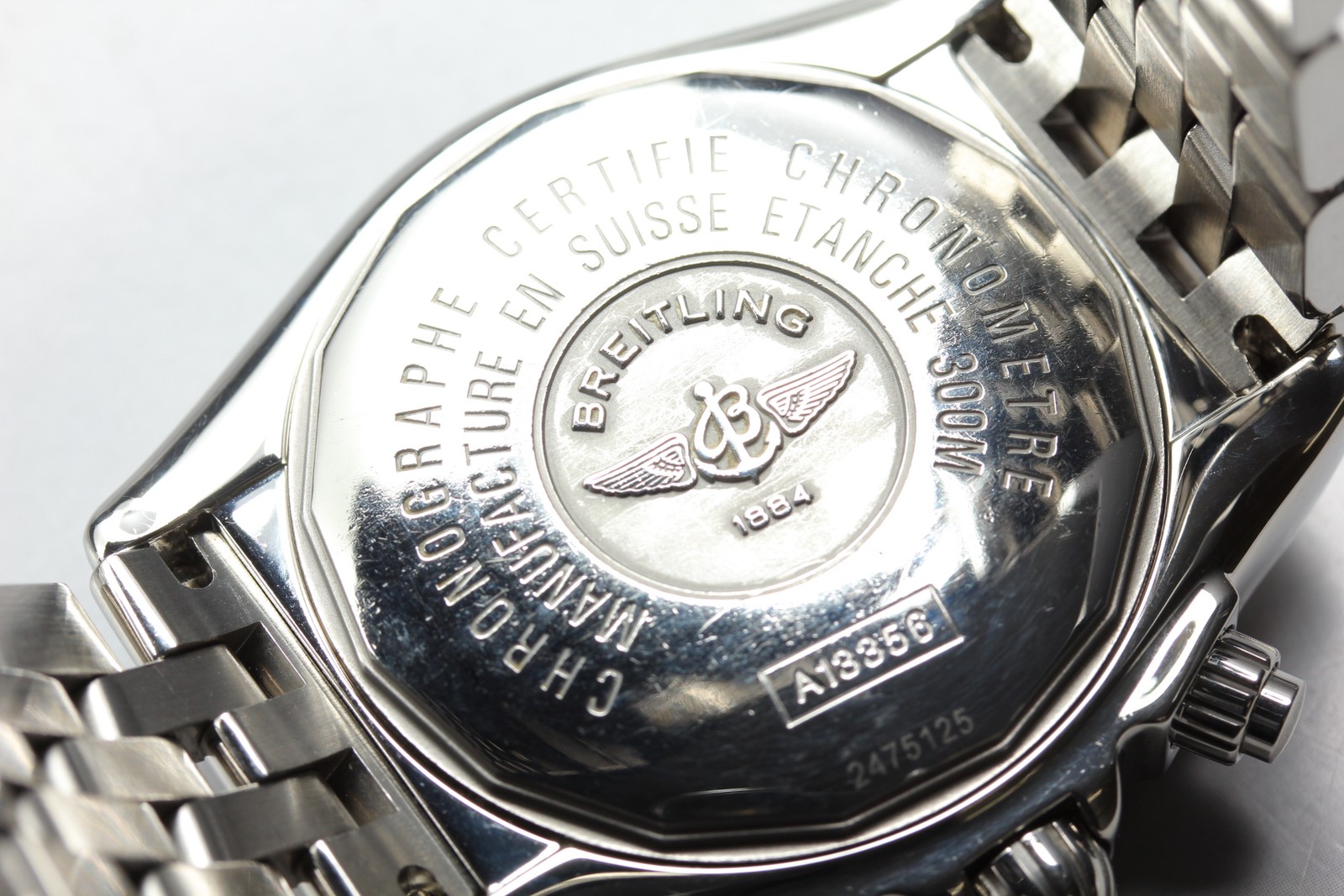 BREITLING Chronomat Evolution A13356 Chronograph Black AT 42mm Men’s Watch [Box]