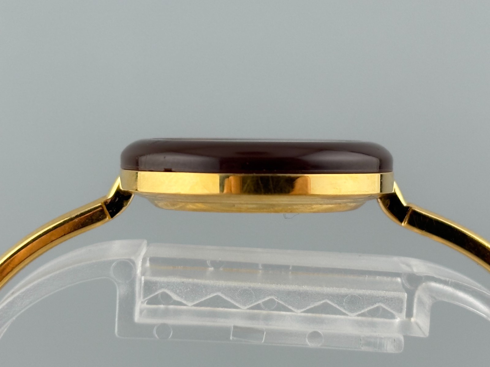 [Excellent] Gucci Change Bezel 11/12.2 Gold Brown Watch Auth