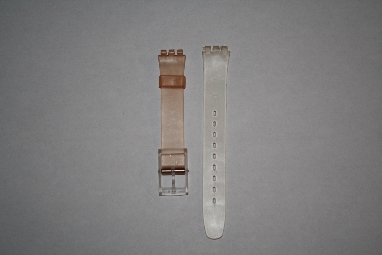 Vintage SWATCH 1986 LK103 Clear Band Little Jelly with Case and extra Band