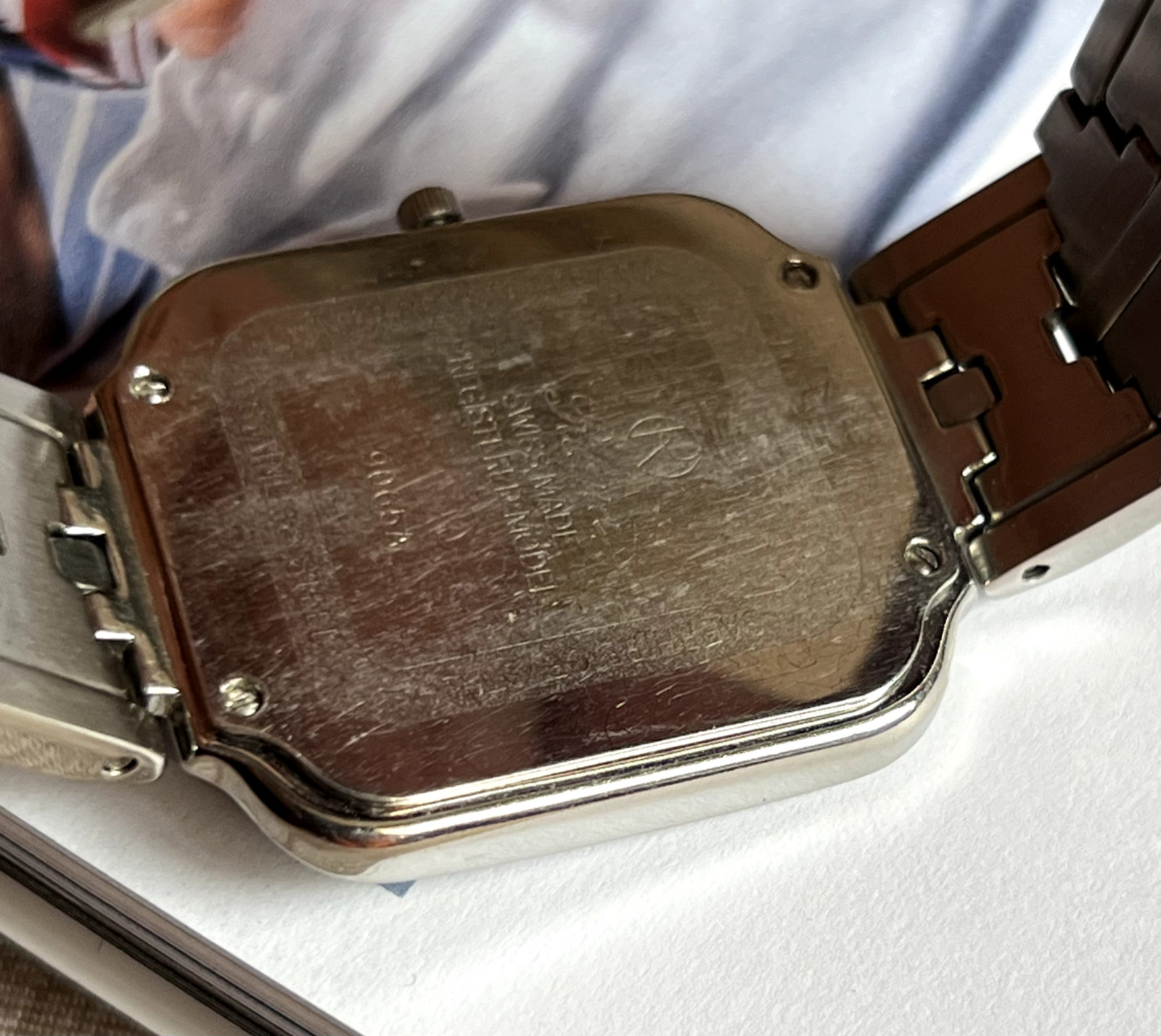 RSW Rama watch Mother of pearl dial UAE airforce logo integrated men’s/unisex
