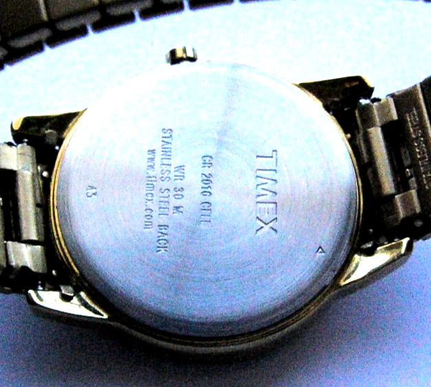 TIMEX T2N090 Gold-Tone Expansion Easy Reader Men’s Watch