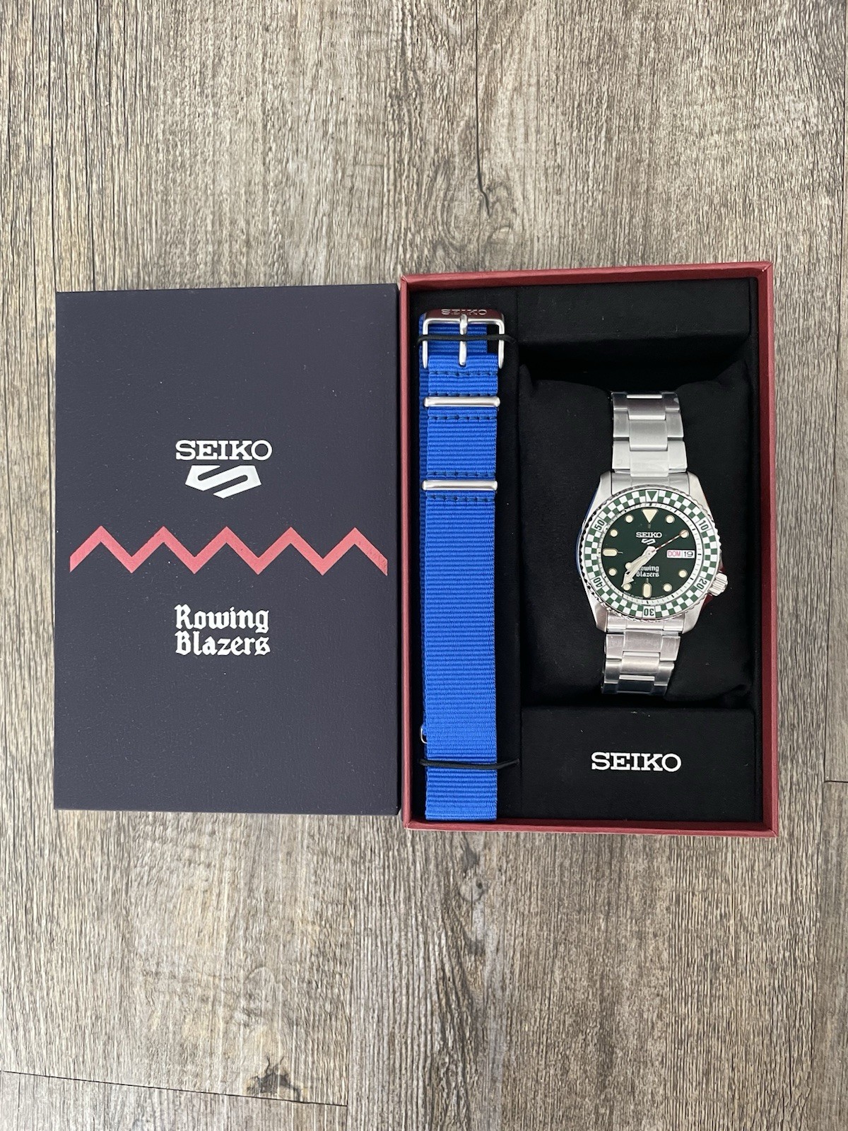 Seiko 5 X Rowing Blazers X Wind Vintage Rally – Green 38mm – SRPM21