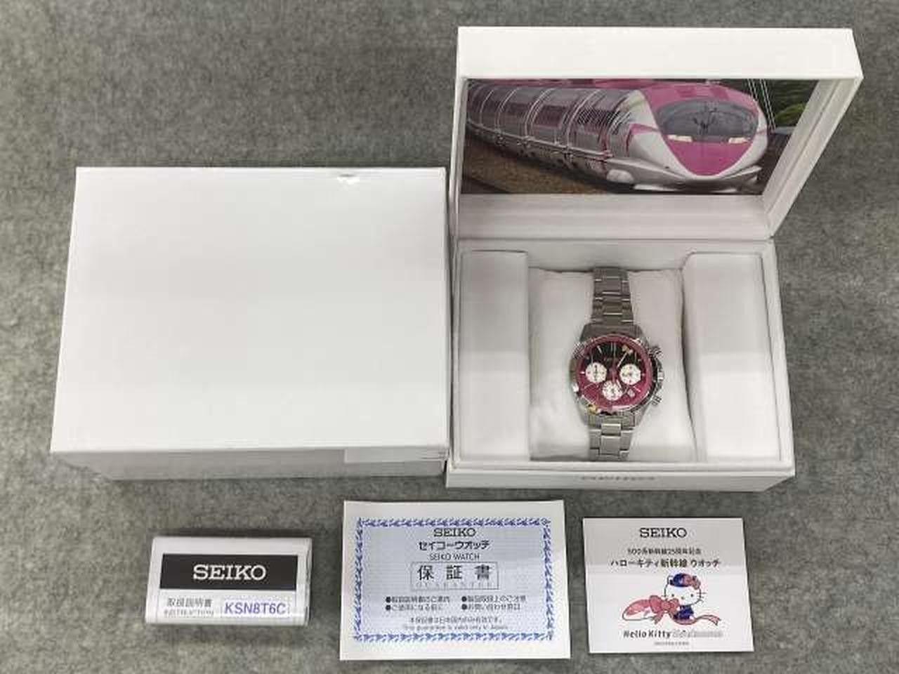 [Exc+5] Seiko × Hello Kitty 5000 Limited Edition Stainless Steel From Japan