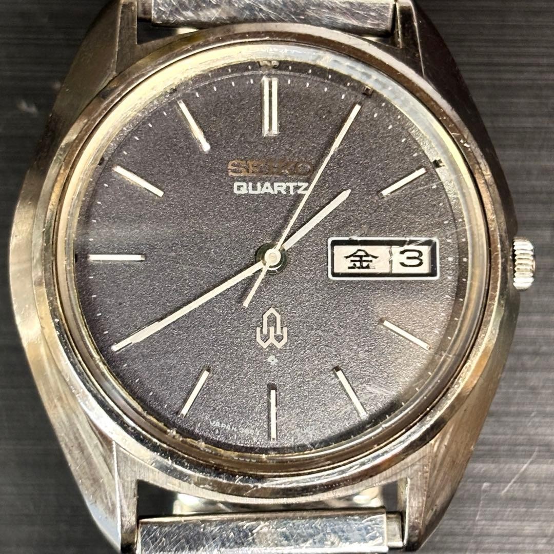 Seiko Quartz 3803-7030 Day Date Vintage 1972 Used, Battery Replaced SA704