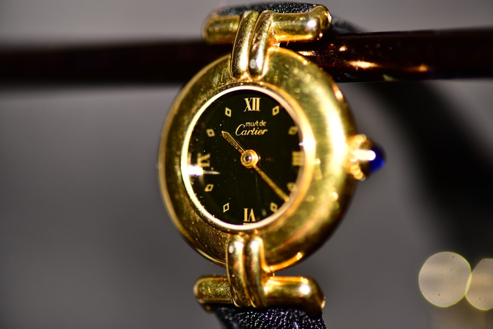 Vintage Cartier – Must Colisee Vermeil 590002 Watch – Free U.S.A. Shipping !