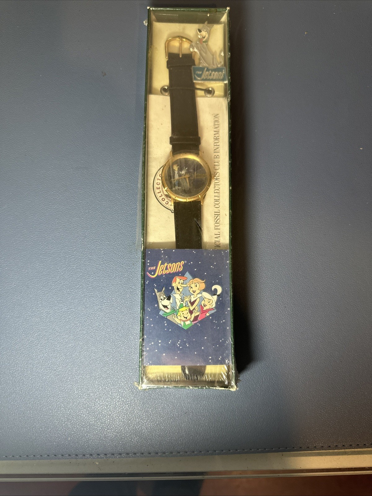 Brand New Vintage Fossil Limited Edition Jetsons Round Gold Tone Watch