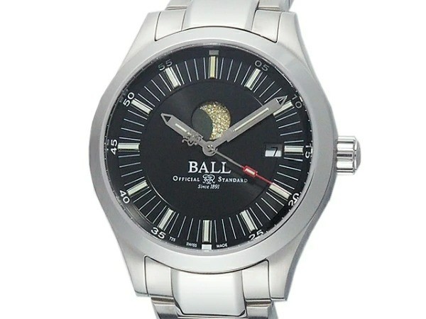 Ball Watch Engineer II Moon Phase NM2282C-SJ-BK Black Dial 41mm Automatic Men’s