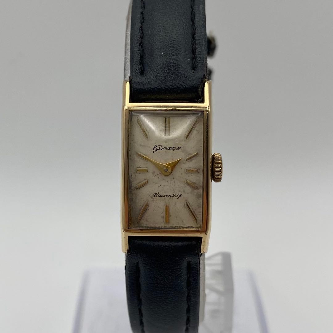 [Working Condition] CITIZEN Grace 14K Ladies’ Watch, Manual Winding