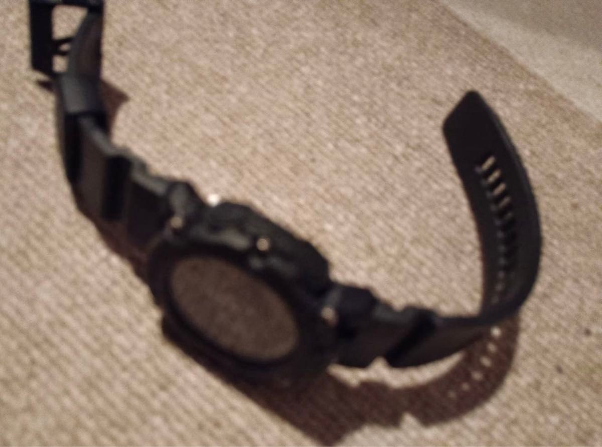CASIO G SHOCK GA 2200BB Black Ana Digi Wristwatch Carbon