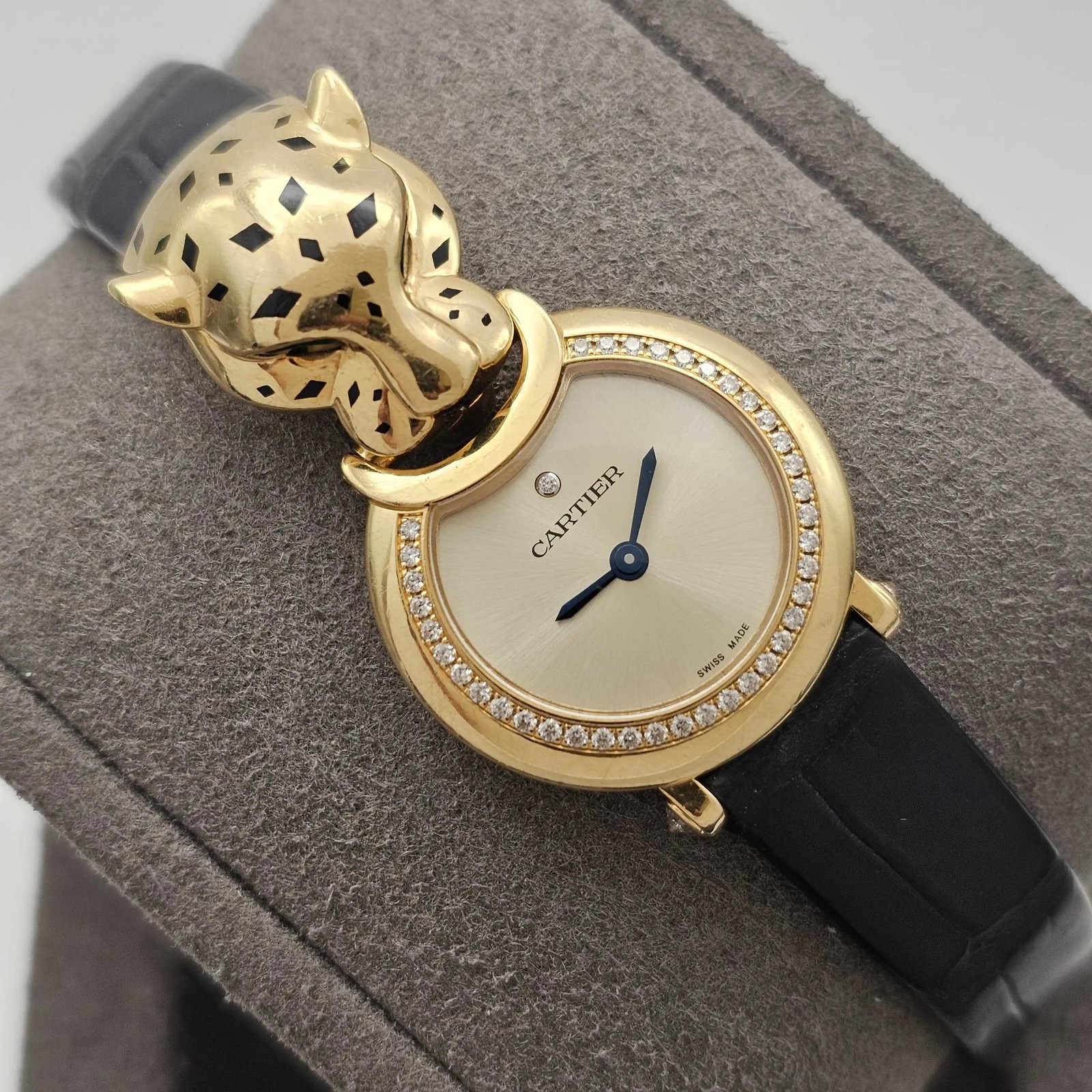 Cartier Panthère de Cartier 18K Yellow Gold Diamond Ladies Quartz Watch HPI01723