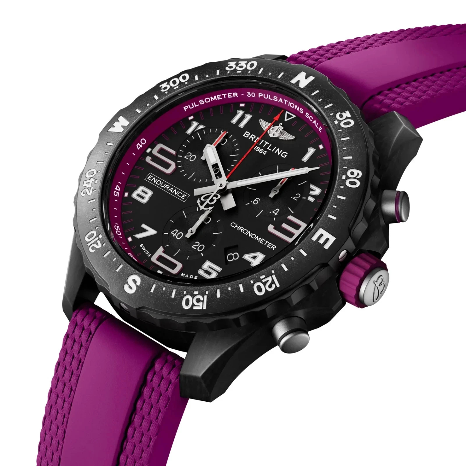 Breitling X83310F61B1S1 Endurance Pro 38mm Black Dial Polymer Unisex Watch 2026