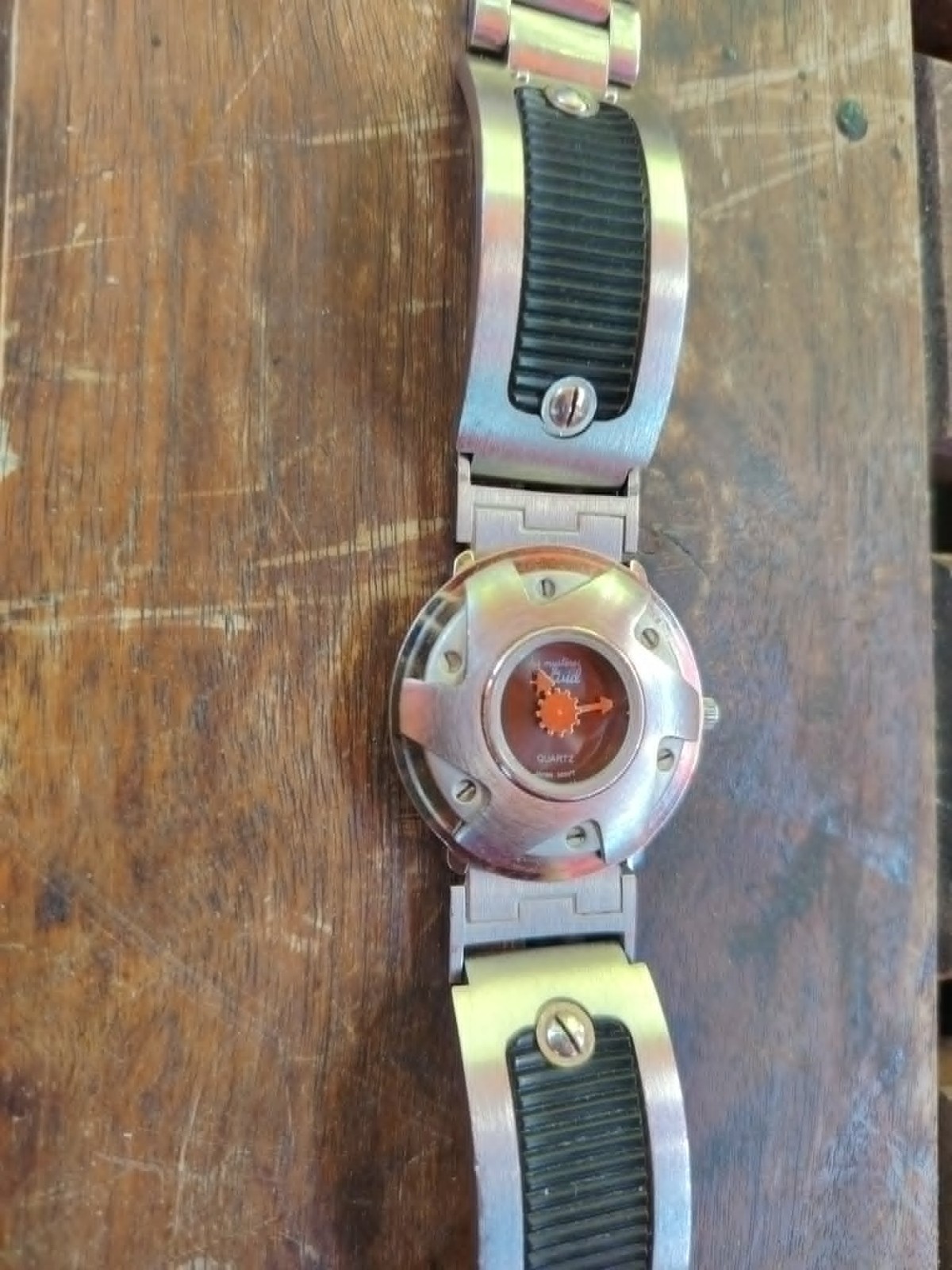 VTG post modern De Longe quartz wrist watch by Hard Tech, Cyberpunk