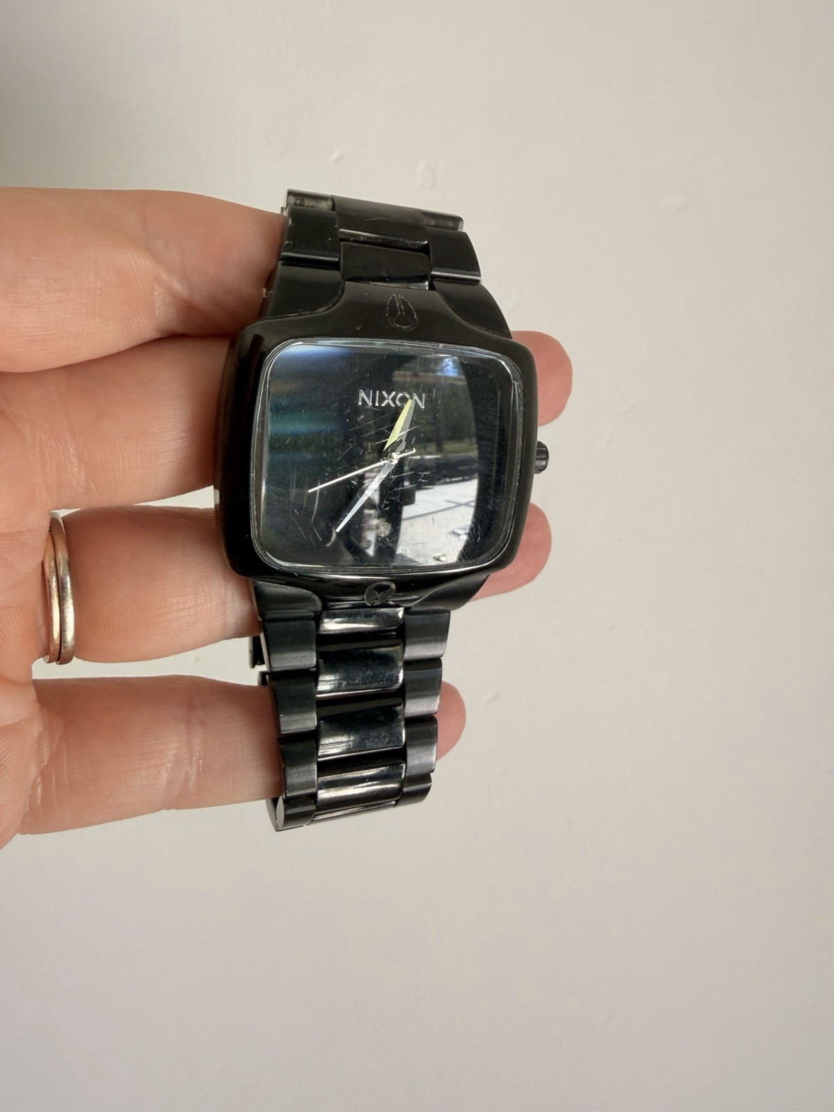 Nixon The Player Black Quartz Men’s Watch Black Face – Needs New Battery