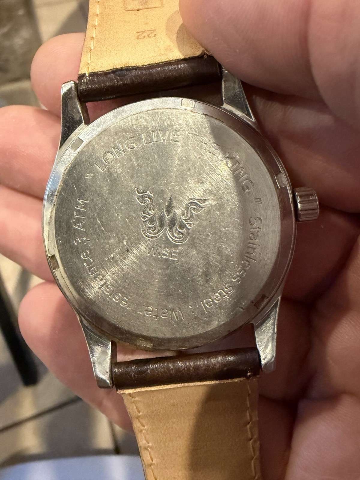 RARE ‼️ WISE commemorative watch for King Rama IX. Size: 40 mm.
