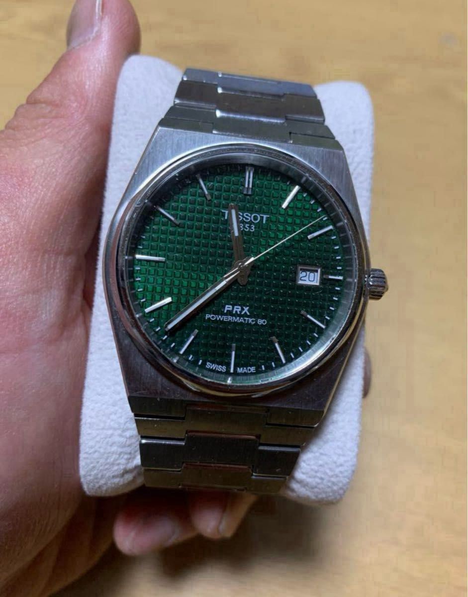 [B1P] Tissot PRX Powermatic 80 Green Dial Automatic T137 407 11 091 00 [y3m]