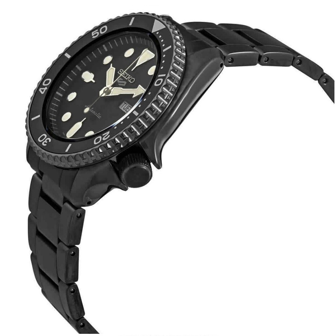 SEIKO 5 Sports SRPD65K1 Automatic 100m Titanium Carbon Steel Men’s Watch