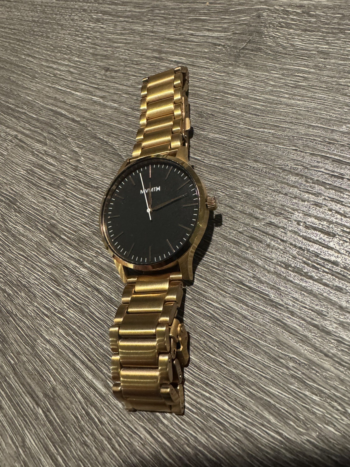 MVMT Men’s Watch Black and Gold