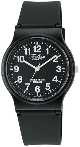 Citizen Q&Q VP46-854 Quartz Watch Black Dial 100M Water Resistant Unisex Japan