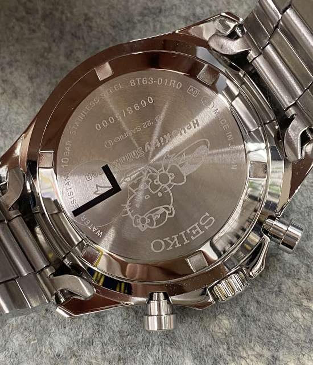 [Exc+5] Seiko × Hello Kitty 5000 Limited Edition Stainless Steel From Japan