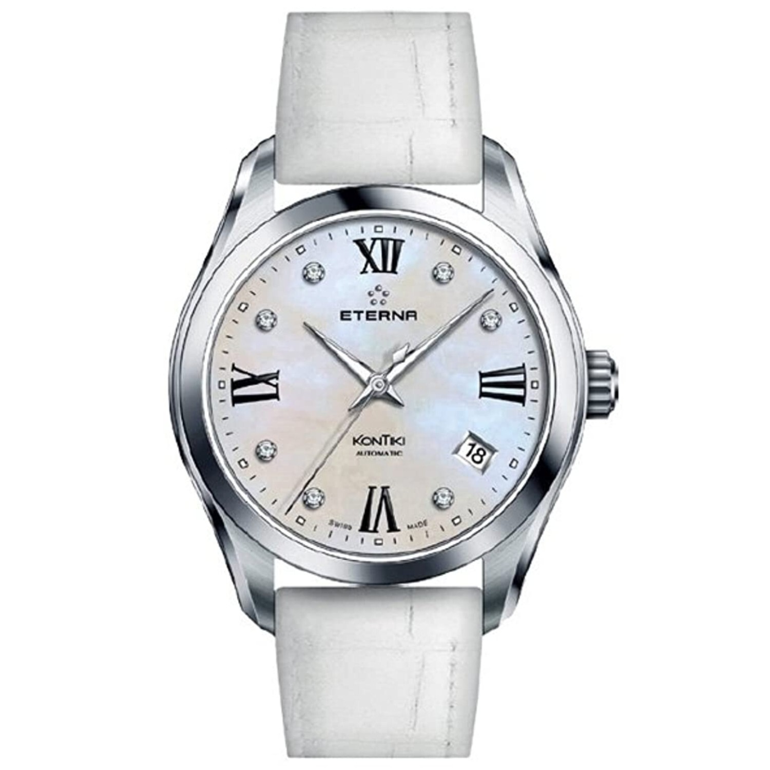 ETERNA Kontiki 1260.41.66.1379 Women’s KonTiki White Automatic Watch