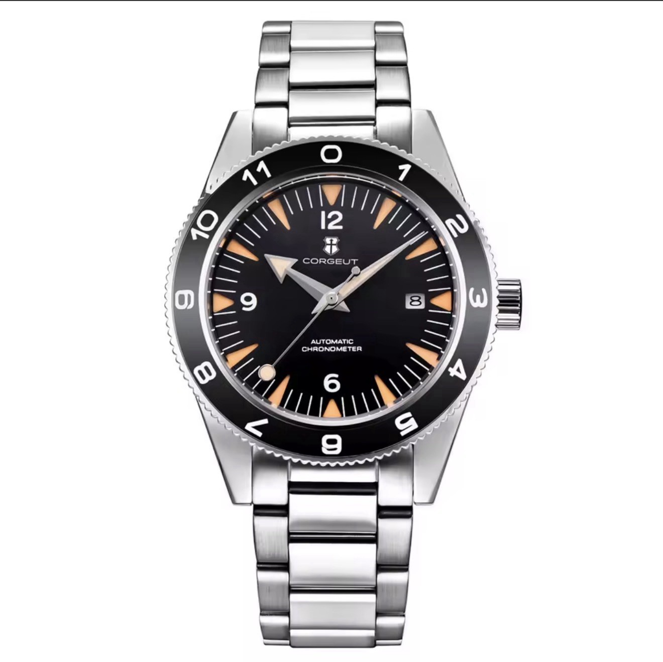 Corgeut 41mm Heritage Diver – Miyota 8215 Automatic – Ceramic Bezel – NEW