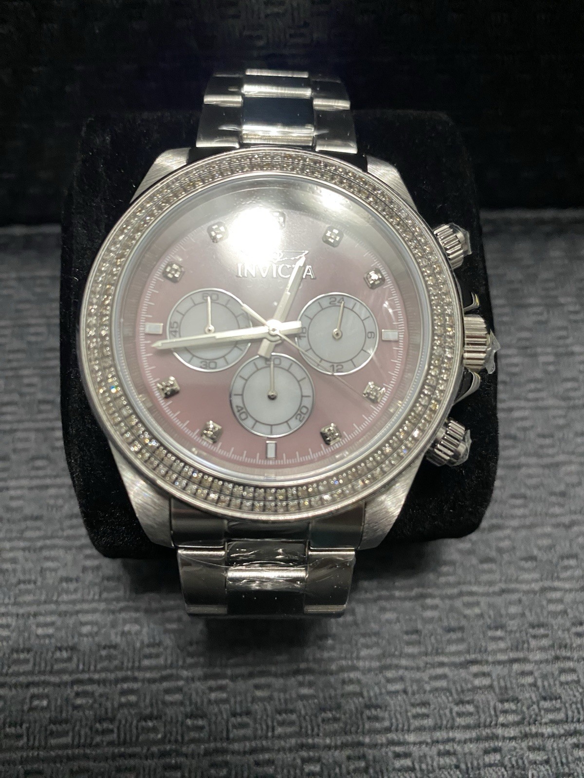 Invicta 44mm Elite .88ctw Diamond Bezel W/MOP Dial Watch, Model#48752 Brand New