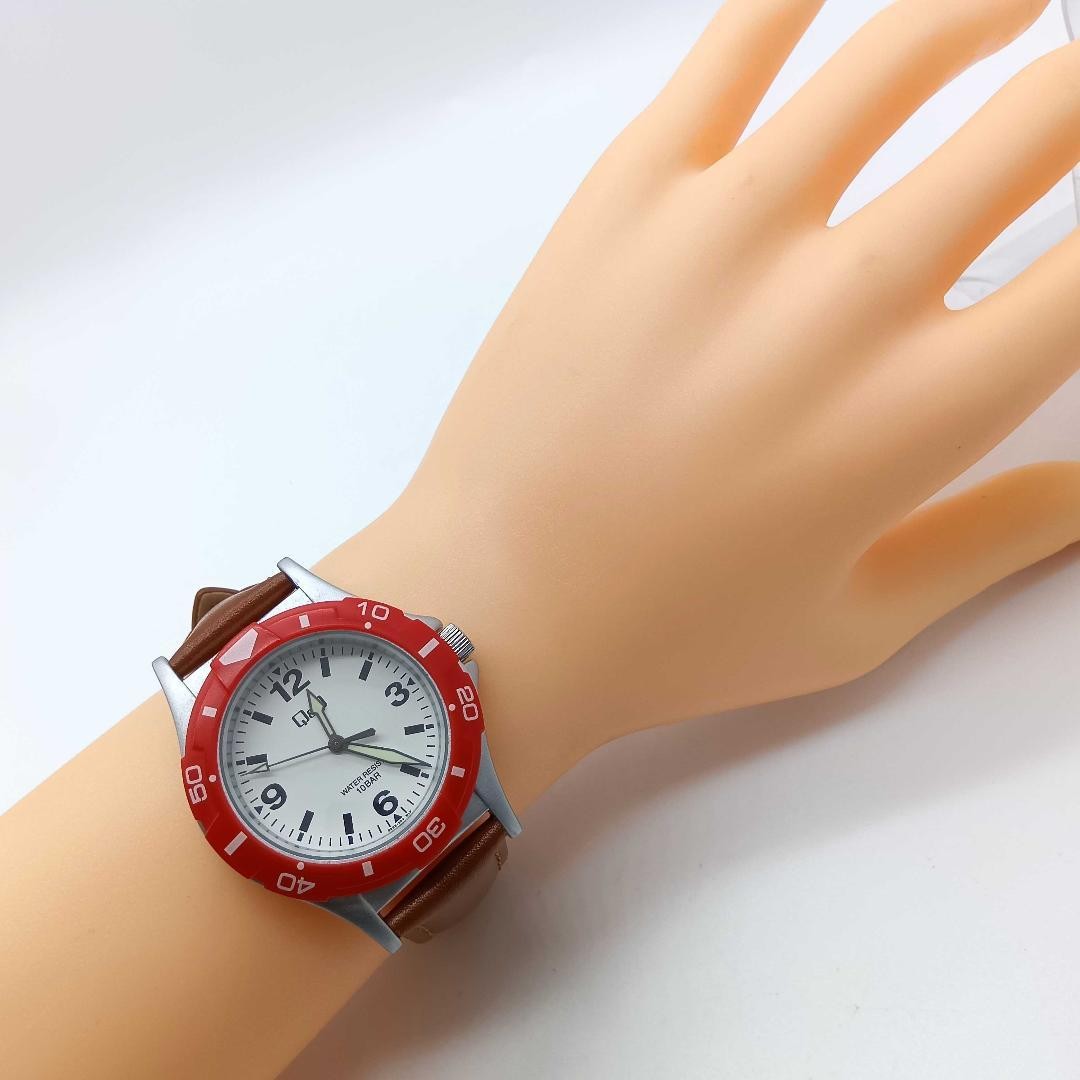 Citizen Q&Q Quartz Watch Mens Stainless Steel 37mm 19cm/7.5in