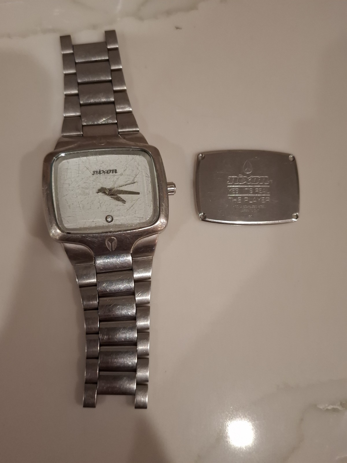 Working Nixon The Player Mens Watch Needs Parts Pls Read Description