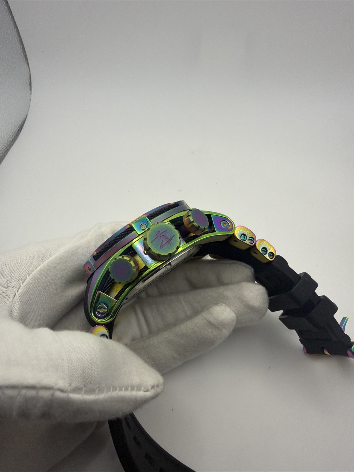 Invicta Reserve Bolt 22841 Men’s 53mm Iridescent Rainbow Swiss Chronograph Watch
