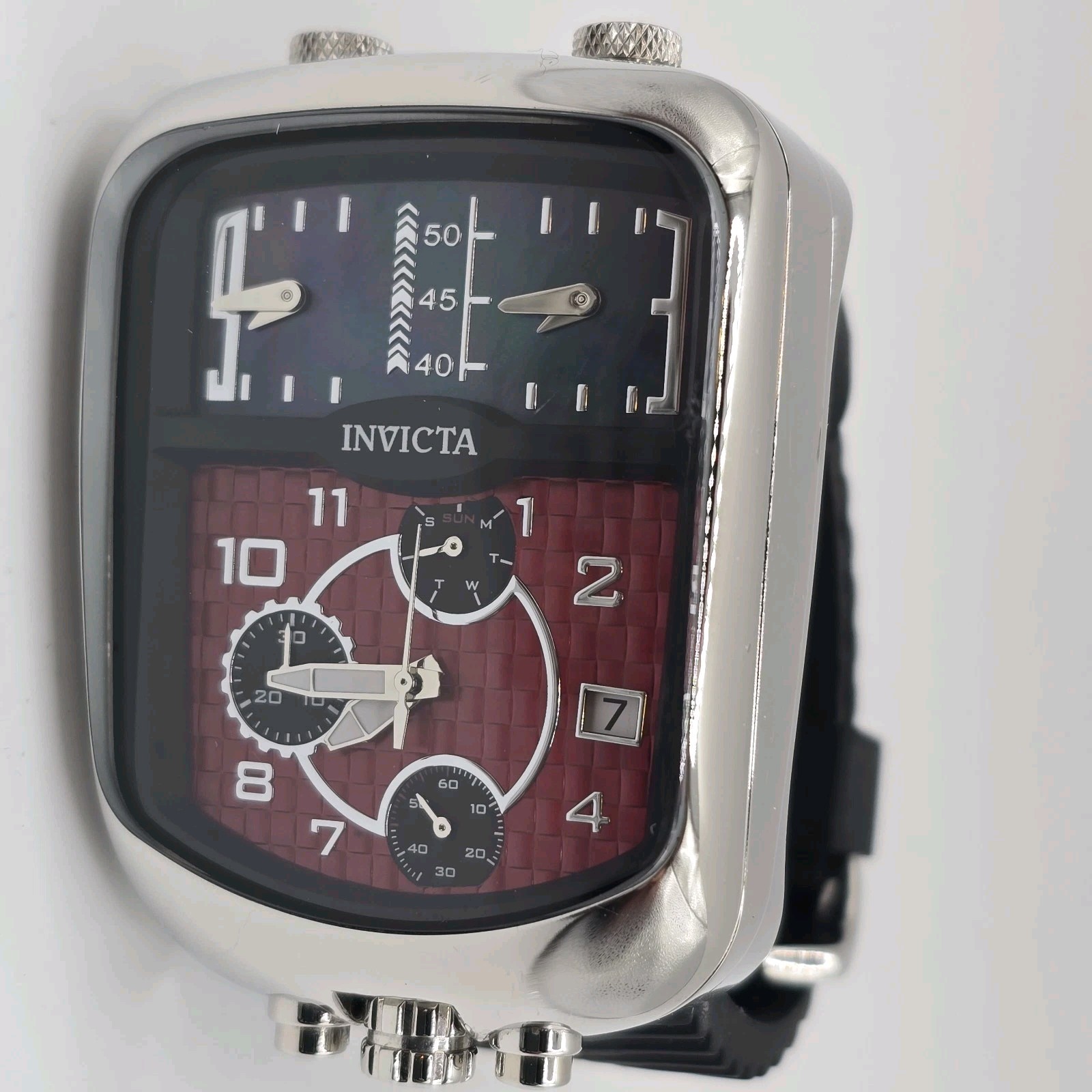 Invicta S1 Rally Dualshift Chronograph Watch 29702 42mm Black Red
