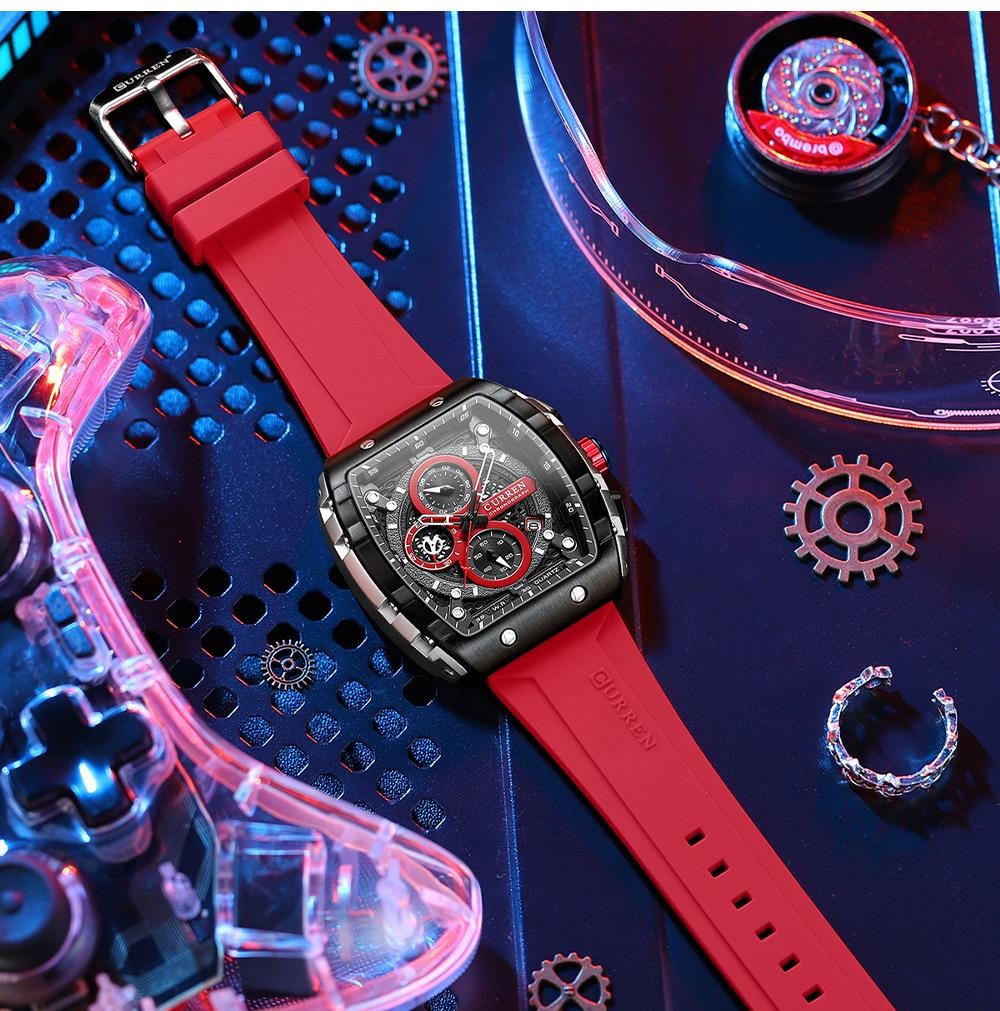 Curren Fashion Sports Watches – Design Quartz Wristwatches with Chrongraph