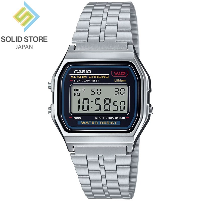 CASIO Collection STANDARD A159WA-N1JH Digital Watch Silver 33.2mm Made in Japan