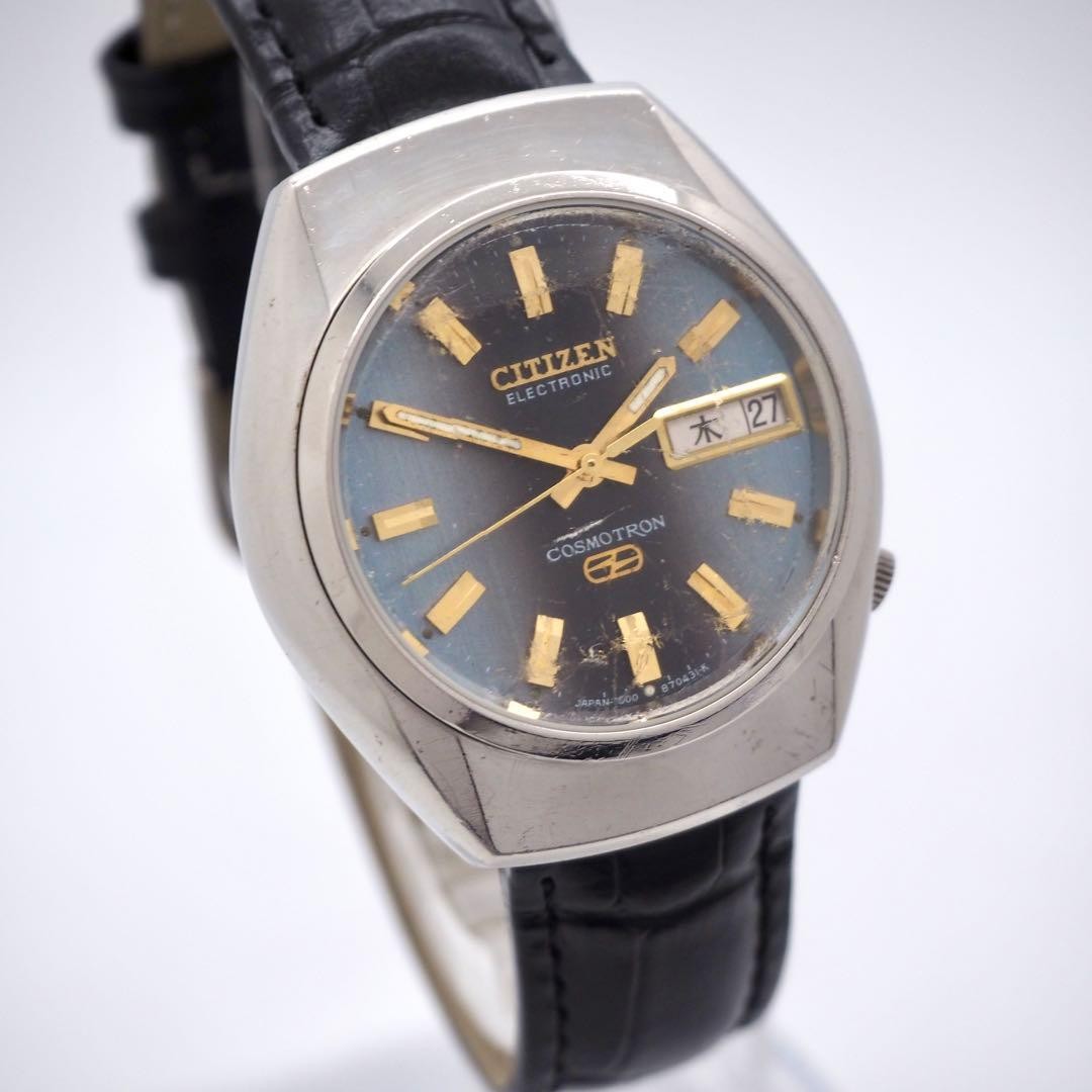 Citizen Cosmotron Mens Watch Day-Date wrist 20cm/7.9in