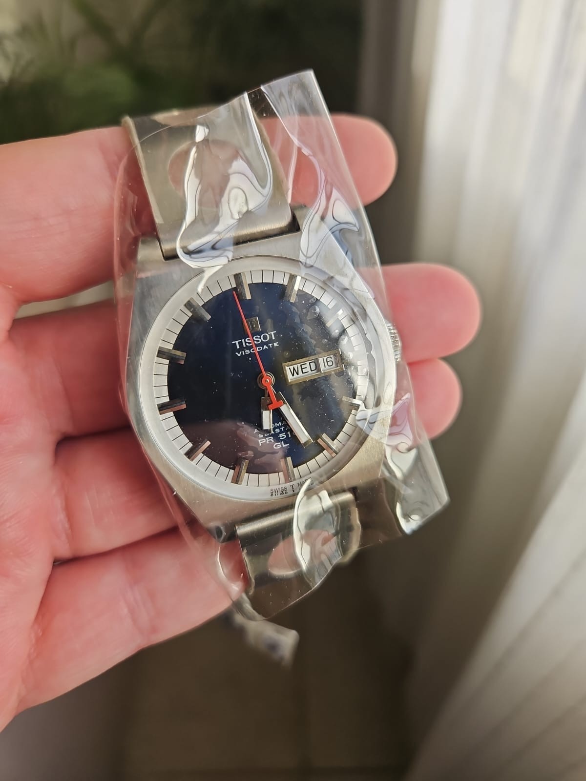 NOS Tissot Heritage T071.430.11.041.00 PR 516 Auto Blue Dial Swiss Men Watch