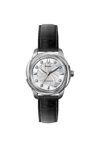NEW Bulova Women’s 96P124 Precisionist Brightwater Leather Band Watch
