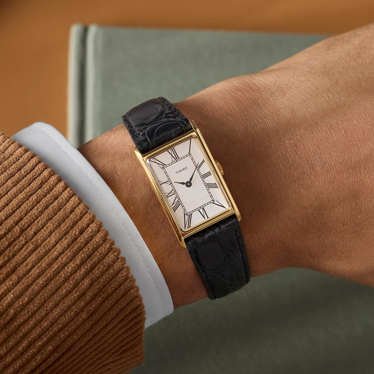 Timex 1976 Lexington Classic Rectangular 21mm Vintage Reissue Watch TW2Y56200