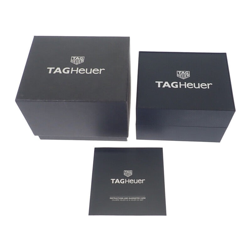 TAG HEUER Carrera Calibre Heuer 02 Chronograph Watch SS Automatic Blue Dial TGIS