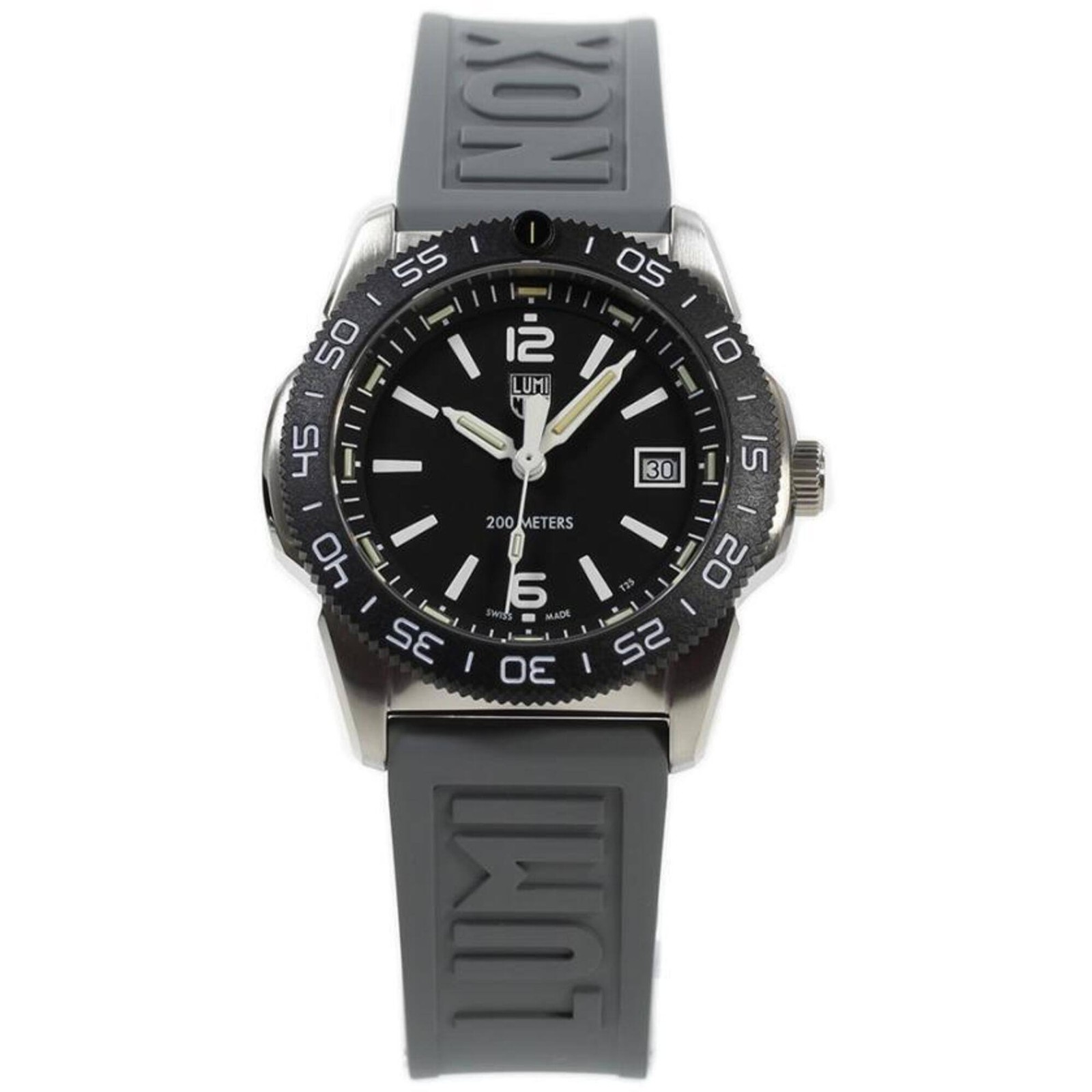 Luminox Men’s Watch Pacific Diver Rotating Bezel Black Dial Grey Strap XS.CA22M