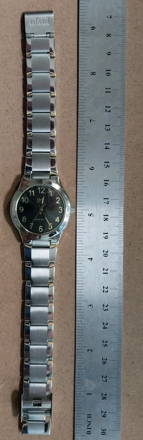 Q & Q Quartz Watch by Citizen Miyota Movement Bracelet Band New Battery