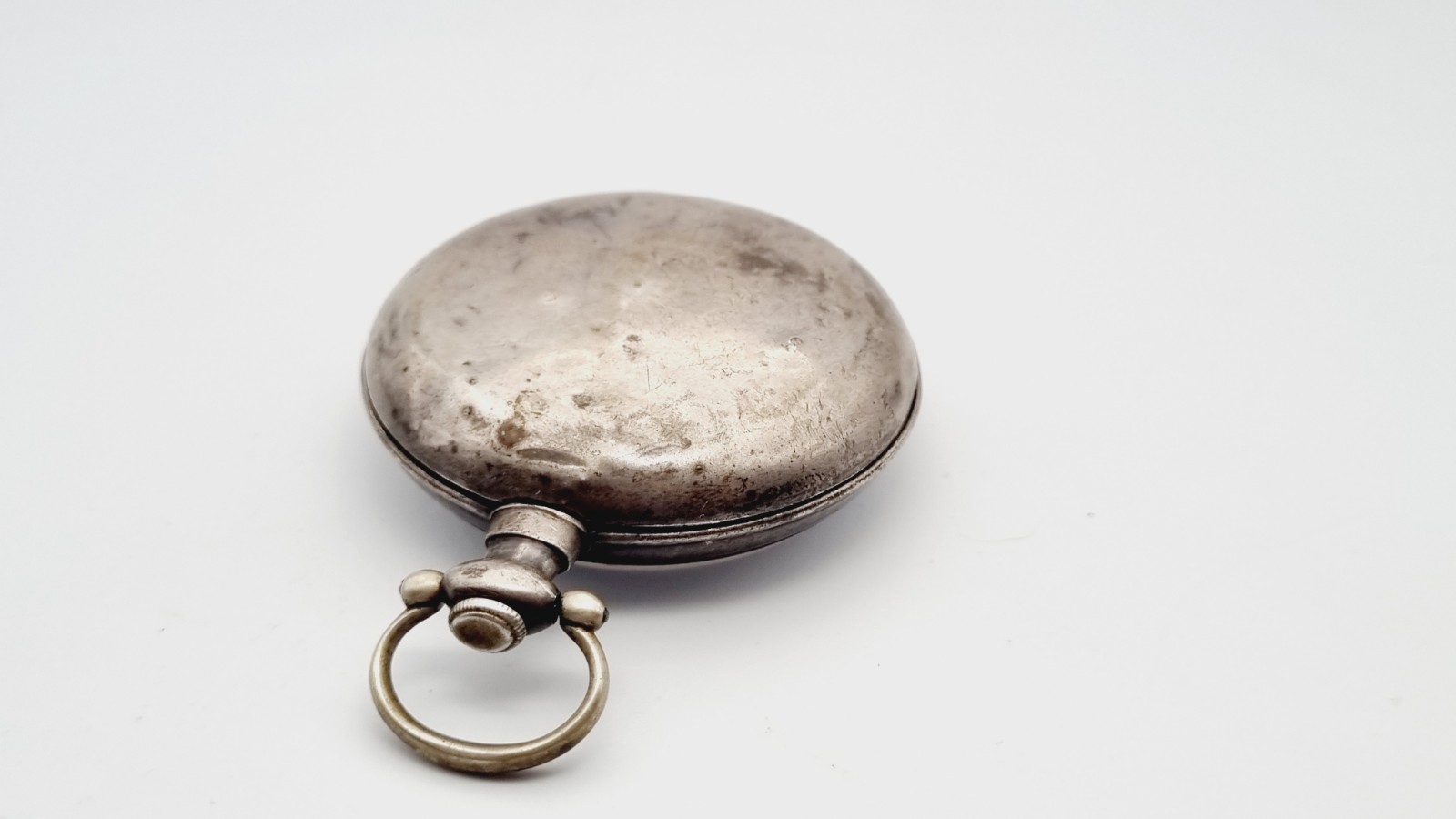 silver duplex chinese market pocket watch