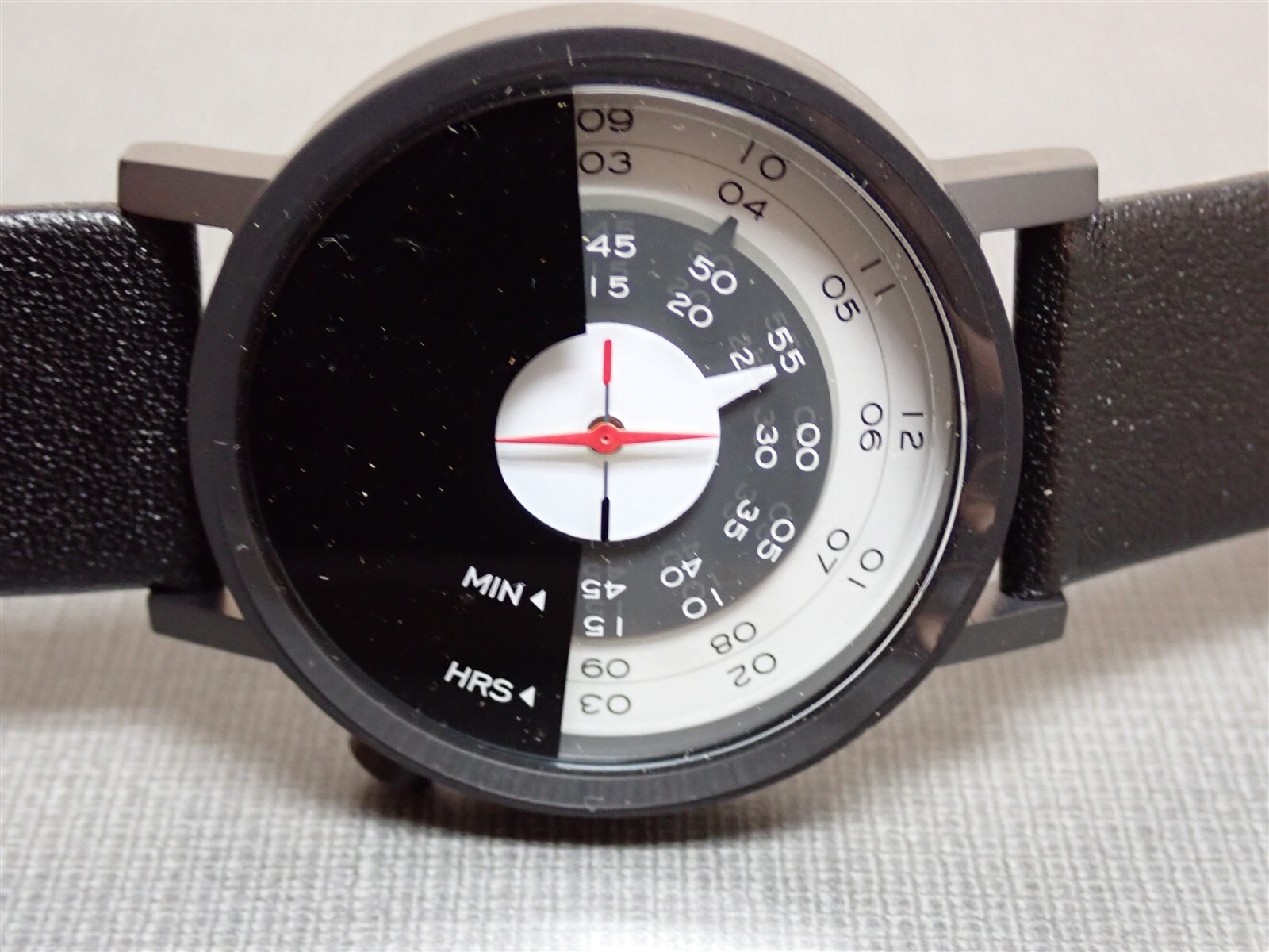 NEW Projects Watches PJT-7901BK Beyond The Horizon 40mm Black Leather Band Watch