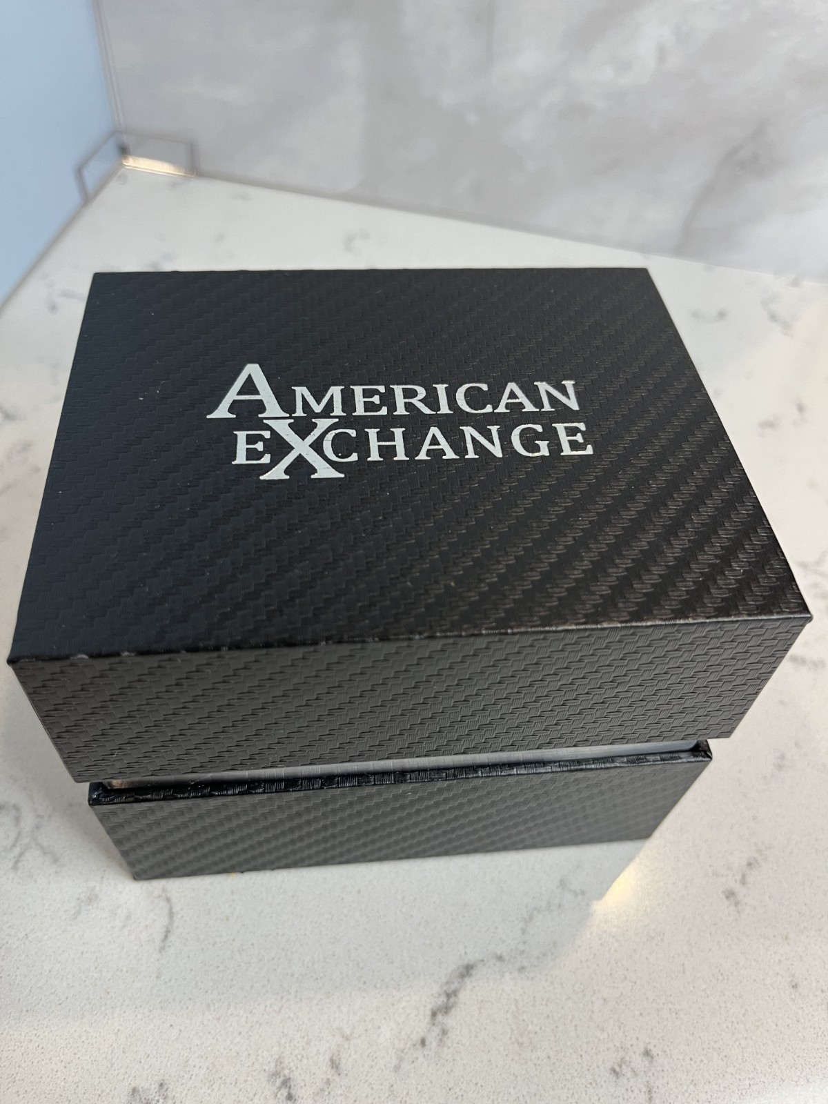 American Exchange Men’s Ocean Blue Metal Alloy Watch & 4 Bracelet Gift Set NIB