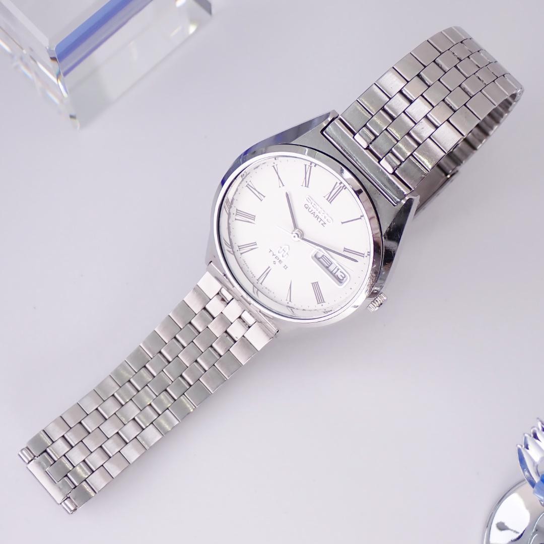 Seiko Quartz 7546-8000 Day Date SWISS Movement Used Excellent Condition