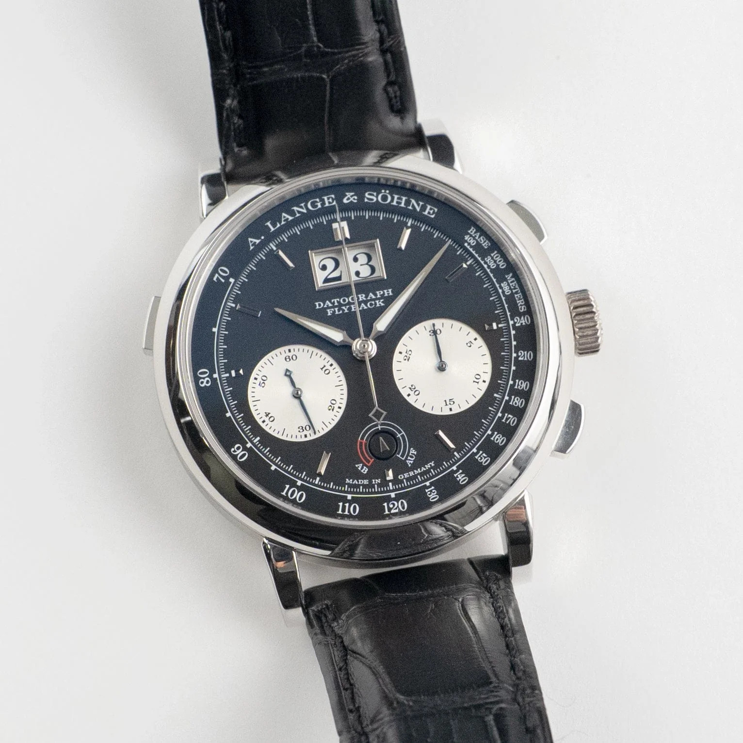 A. Lange & Söhne Datograph 405.035 Up/Down Platinum Black Dial (2020)
