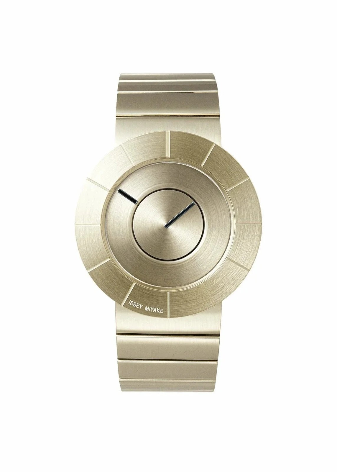 ISSEY MIYAKE TO Tio Yoshioka Tokujin design NY0N005 Gold Men Watch New in Box