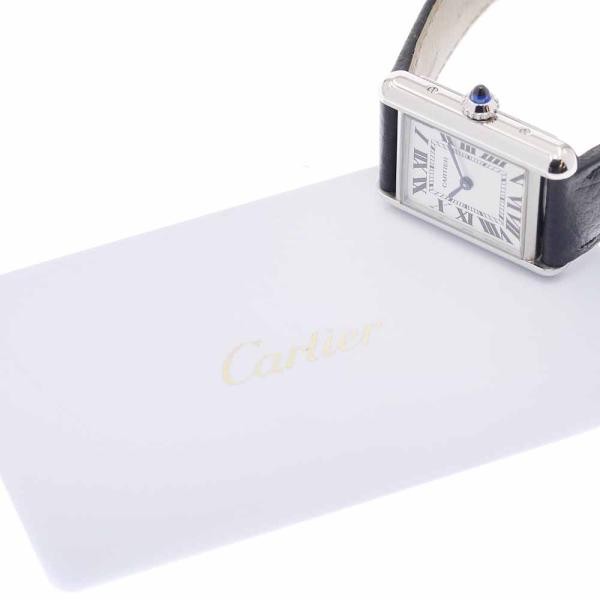 Cartier Tank Must SM WSTA0110 22mm SS Silver Dial Quartz Watch #C3985