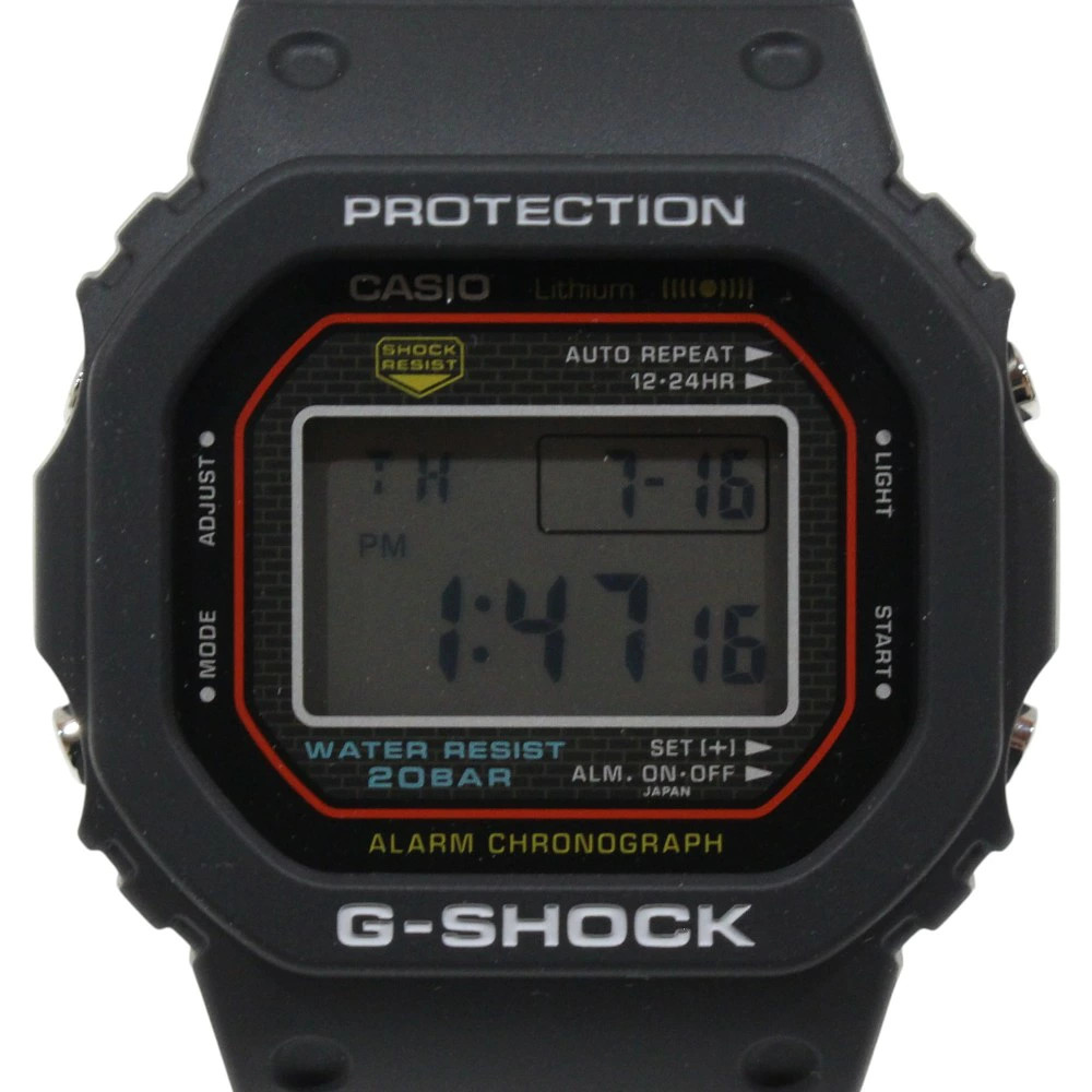 With Box and Manual CASIO G SHOCK 5000 Series DW 5000R 1AJF Quartz Battery Type