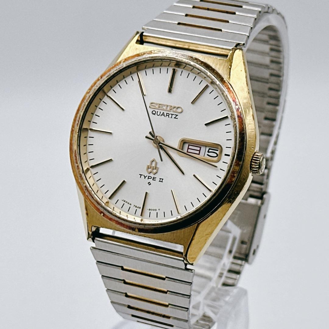 Seiko TYPE-Ⅱ Men’s Watch Battery Replacement Used From Japan