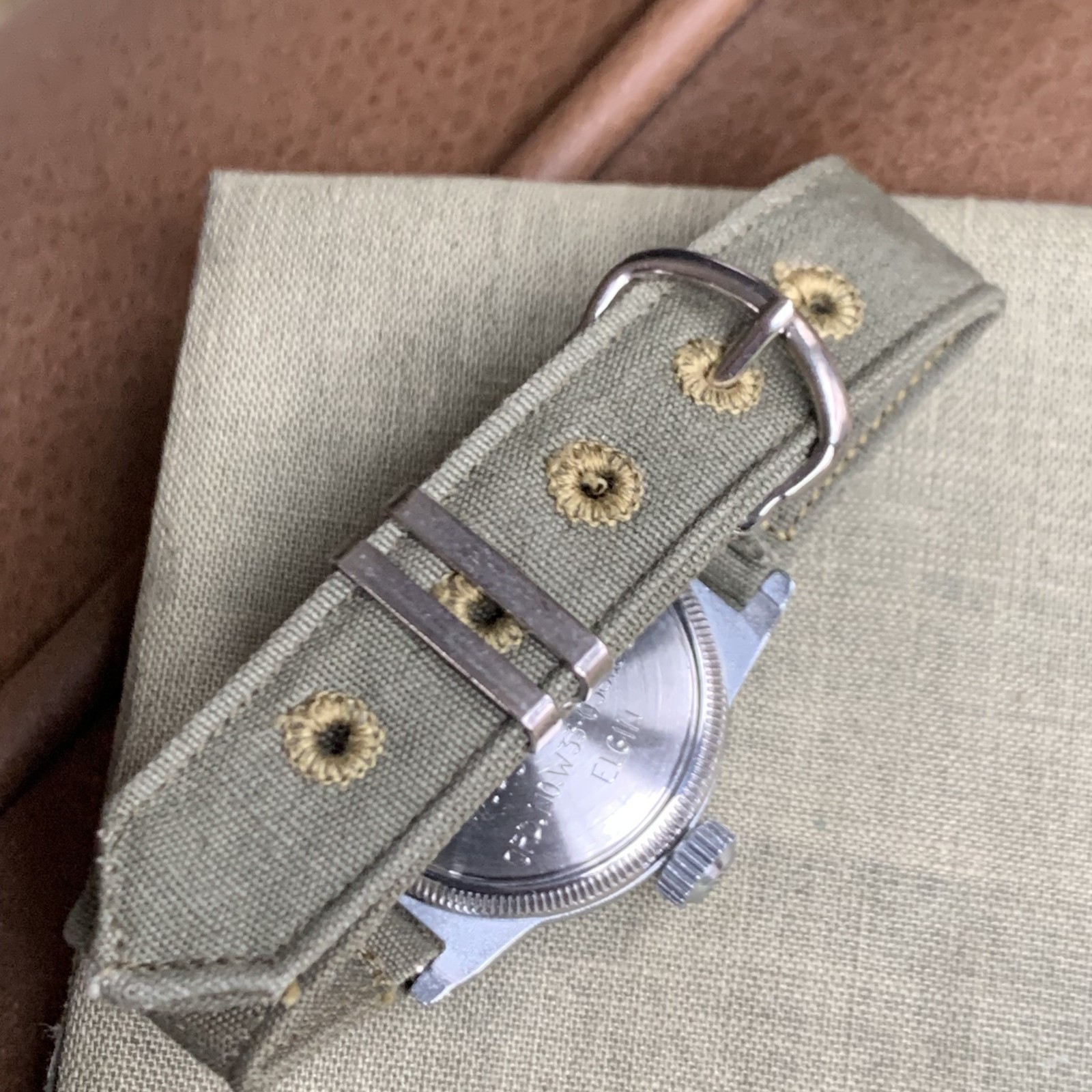 1946 Elgin A-11 Hack Grade 539 16 Jewels US Military Wristwatch – Excellent